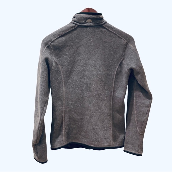 Patagonia Better Sweater Jacket Dark Gray Black Trim S All Season Hiking - Picture 2 of 6